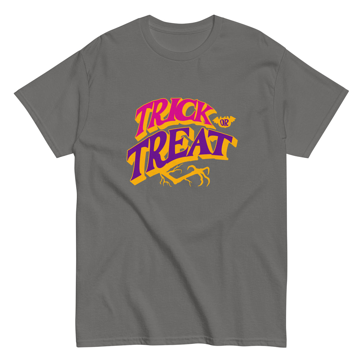 Buy Trick or Treat Halloween Graphic T-Shirt Casual Wear styles for festive comfort, playful looks, and spooky-season celebrations. Shop Trick or Treat Halloween Graphic T-Shirt Casual Wear for an easy, fun outfit that brings bold Halloween spirit to any gathering. Purchase Trick or Treat Halloween Graphic T-Shirt Casual Wear designs made for cozy fall days, costume parties, and festive everyday style.