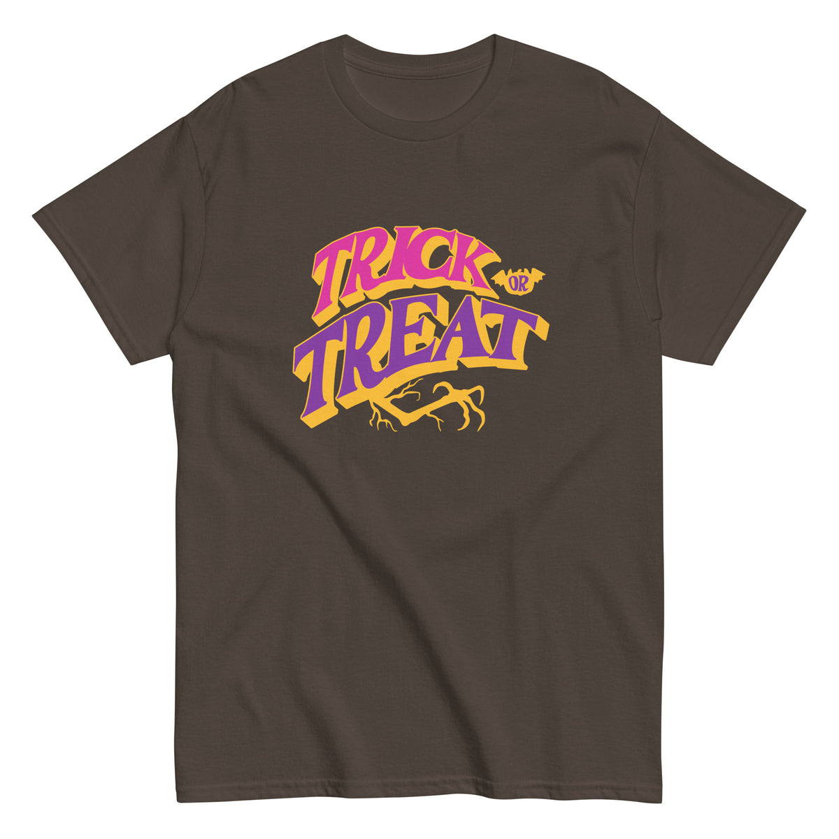 Buy Trick or Treat Halloween Graphic T-Shirt Casual Wear styles for festive comfort, playful looks, and spooky-season celebrations. Shop Trick or Treat Halloween Graphic T-Shirt Casual Wear for an easy, fun outfit that brings bold Halloween spirit to any gathering. Purchase Trick or Treat Halloween Graphic T-Shirt Casual Wear designs made for cozy fall days, costume parties, and festive everyday style.