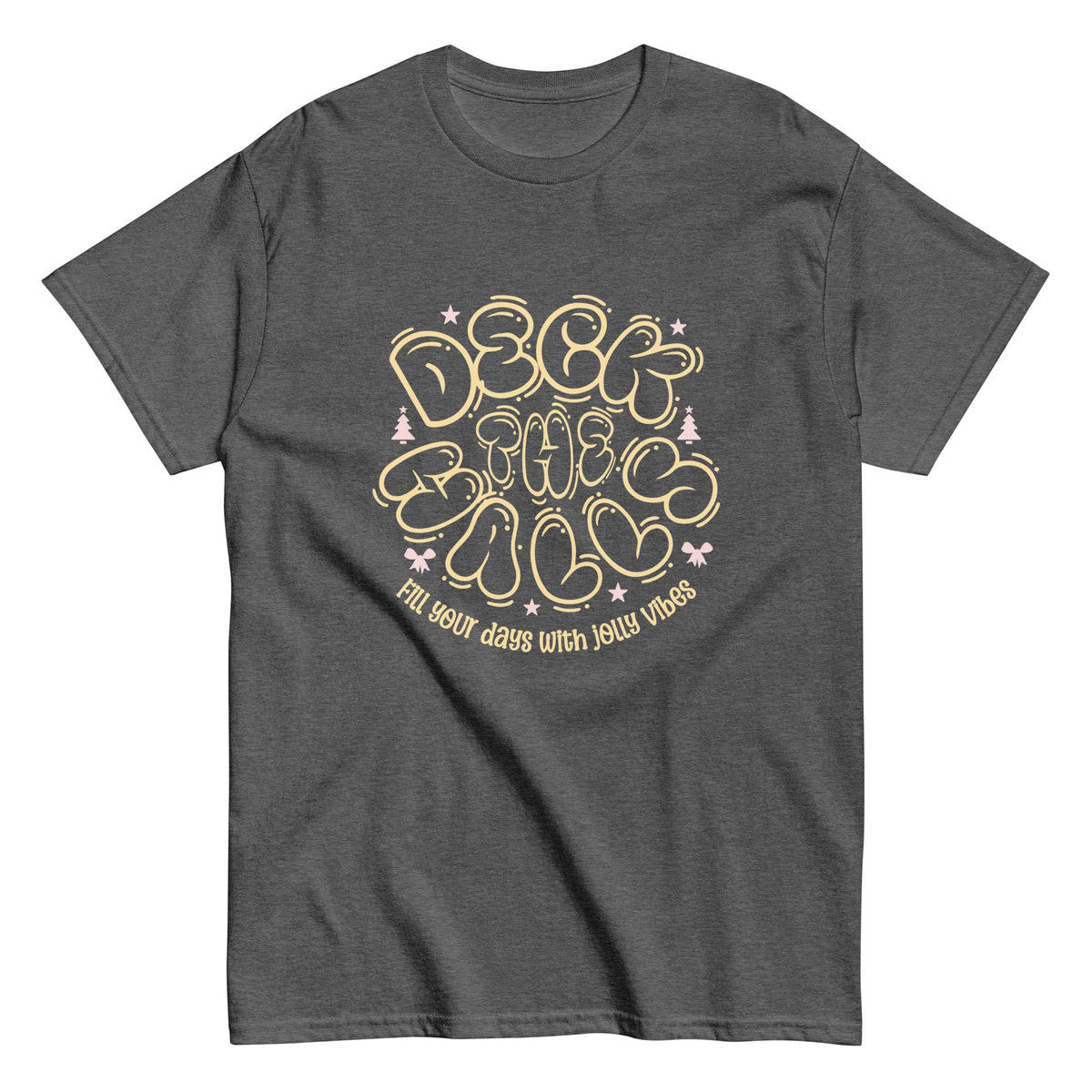 Shop a Deck The Halls Christmas T-Shirt for Festive Wear and bring merry comfort, classic holiday charm, and festive spirit to every gathering. Celebrate the season in a Deck The Halls Christmas T-Shirt for Festive Wear, featuring cheerful holiday style for parties and gifting. Make holiday outfits more memorable with a Deck The Halls Christmas T-Shirt for Festive Wear, perfect for cozy celebrations and gifts.