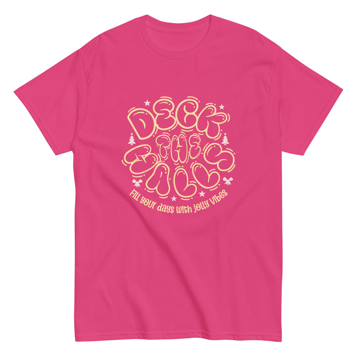 Shop a Deck The Halls Christmas T-Shirt for Festive Wear and bring merry comfort, classic holiday charm, and festive spirit to every gathering. Celebrate the season in a Deck The Halls Christmas T-Shirt for Festive Wear, featuring cheerful holiday style for parties and gifting. Make holiday outfits more memorable with a Deck The Halls Christmas T-Shirt for Festive Wear, perfect for cozy celebrations and gifts.