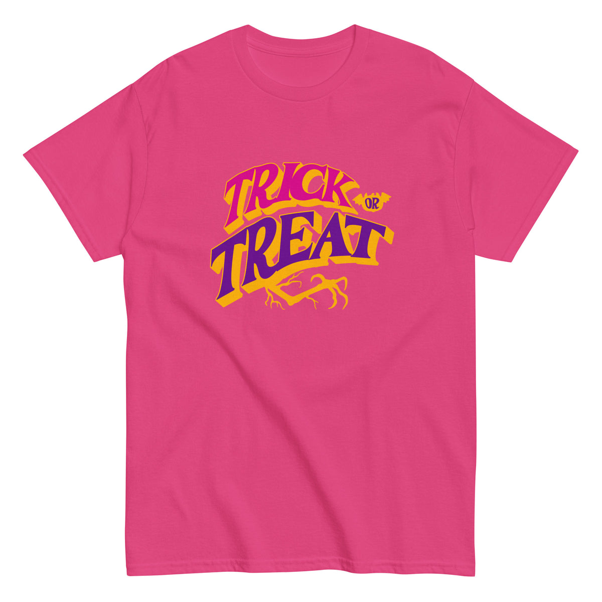 Buy Trick or Treat Halloween Graphic T-Shirt Casual Wear styles for festive comfort, playful looks, and spooky-season celebrations. Shop Trick or Treat Halloween Graphic T-Shirt Casual Wear for an easy, fun outfit that brings bold Halloween spirit to any gathering. Purchase Trick or Treat Halloween Graphic T-Shirt Casual Wear designs made for cozy fall days, costume parties, and festive everyday style.