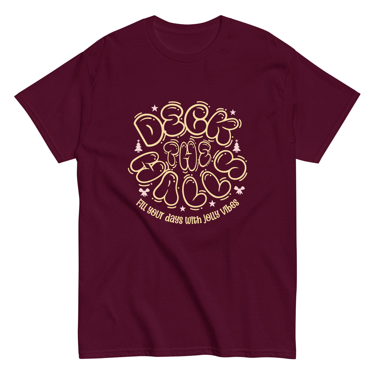 Shop a Deck The Halls Christmas T-Shirt for Festive Wear and bring merry comfort, classic holiday charm, and festive spirit to every gathering. Celebrate the season in a Deck The Halls Christmas T-Shirt for Festive Wear, featuring cheerful holiday style for parties and gifting. Make holiday outfits more memorable with a Deck The Halls Christmas T-Shirt for Festive Wear, perfect for cozy celebrations and gifts.