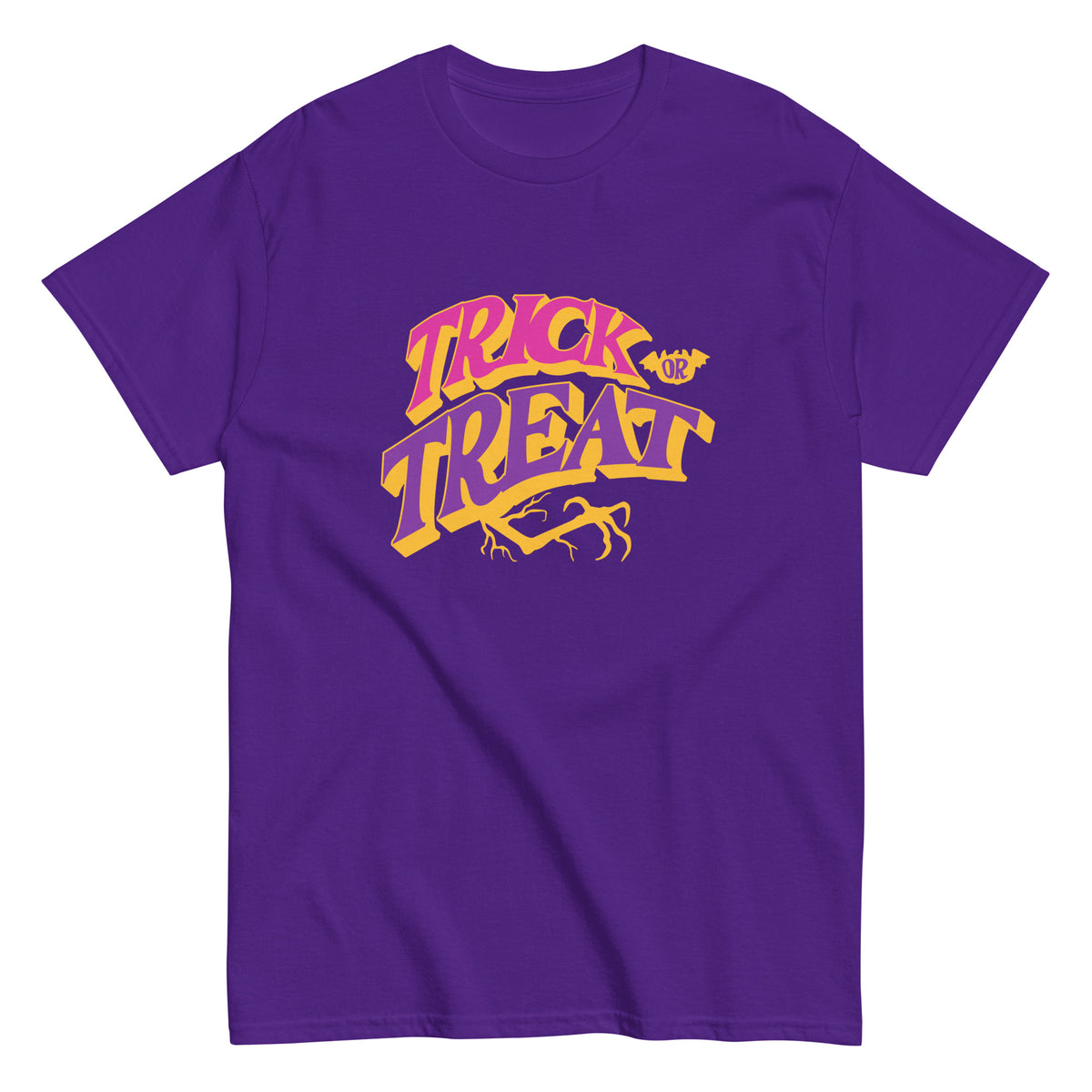 Buy Trick or Treat Halloween Graphic T-Shirt Casual Wear styles for festive comfort, playful looks, and spooky-season celebrations. Shop Trick or Treat Halloween Graphic T-Shirt Casual Wear for an easy, fun outfit that brings bold Halloween spirit to any gathering. Purchase Trick or Treat Halloween Graphic T-Shirt Casual Wear designs made for cozy fall days, costume parties, and festive everyday style.