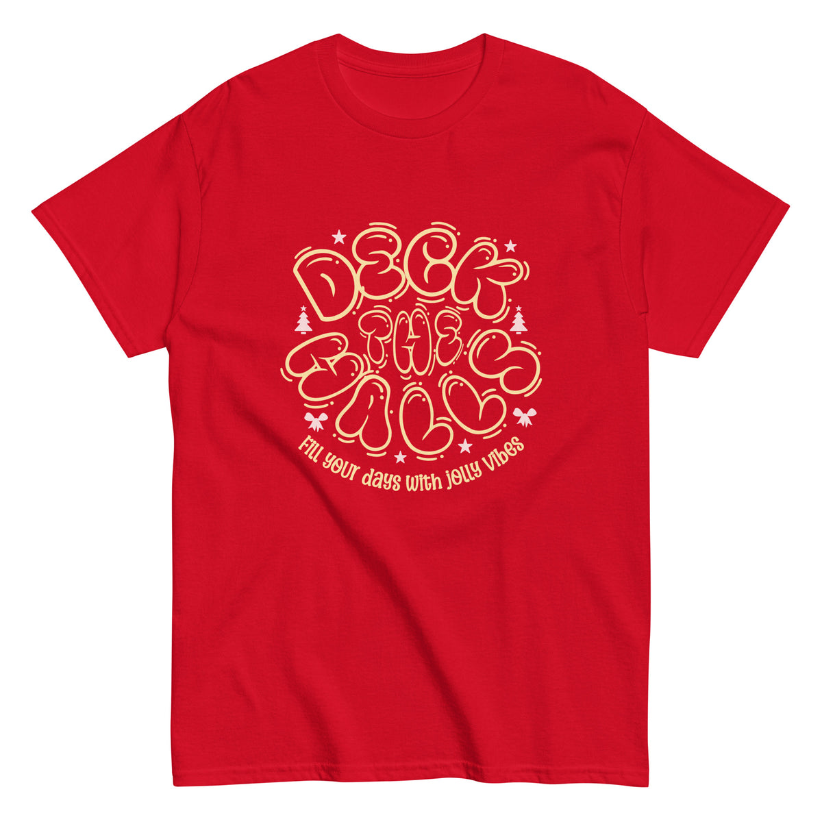 Shop a Deck The Halls Christmas T-Shirt for Festive Wear and bring merry comfort, classic holiday charm, and festive spirit to every gathering. Celebrate the season in a Deck The Halls Christmas T-Shirt for Festive Wear, featuring cheerful holiday style for parties and gifting. Make holiday outfits more memorable with a Deck The Halls Christmas T-Shirt for Festive Wear, perfect for cozy celebrations and gifts.