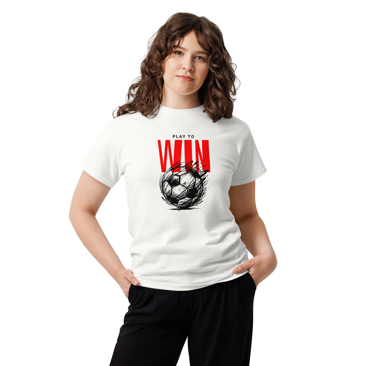 Athletic Play to Win Soccer Tee for Casual Outfits Elevate your wardrobe with the Athletic Play to Win Soccer Tee for Casual Outfits, perfect for laid-back looks, practice days, and fans. Shop the Athletic Play to Win Soccer Tee for Casual Outfits, designed for easy everyday style, game-day comfort, and sporty confidence. Buy the Athletic Play to Win Soccer Tee for Casual Outfits—a versatile graphic tee for relaxed comfort and soccer-inspired style.
