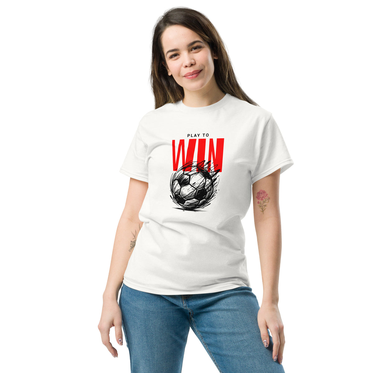 Athletic Play to Win Soccer Tee for Casual Outfits Elevate your wardrobe with the Athletic Play to Win Soccer Tee for Casual Outfits, perfect for laid-back looks, practice days, and fans. Shop the Athletic Play to Win Soccer Tee for Casual Outfits, designed for easy everyday style, game-day comfort, and sporty confidence. Buy the Athletic Play to Win Soccer Tee for Casual Outfits—a versatile graphic tee for relaxed comfort and soccer-inspired style.