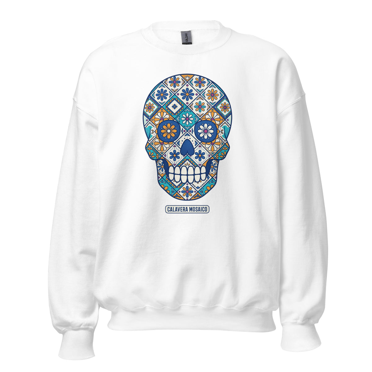 Colorful Mexican Sugar Skull Crewneck Sweatshirt Casual Wear Shop the Colorful Mexican Sugar Skull Crewneck Sweatshirt Casual Wear, featuring vibrant Día de los Muertos-inspired style for everyday comfort. Add vibrant personality to your wardrobe with Colorful Mexican Sugar Skull Crewneck Sweatshirt Casual Wear, made for standout everyday style. Buy Colorful Mexican Sugar Skull Crewneck Sweatshirt Casual Wear with bold, festive artwork—an easy statement piece for casual outfits.