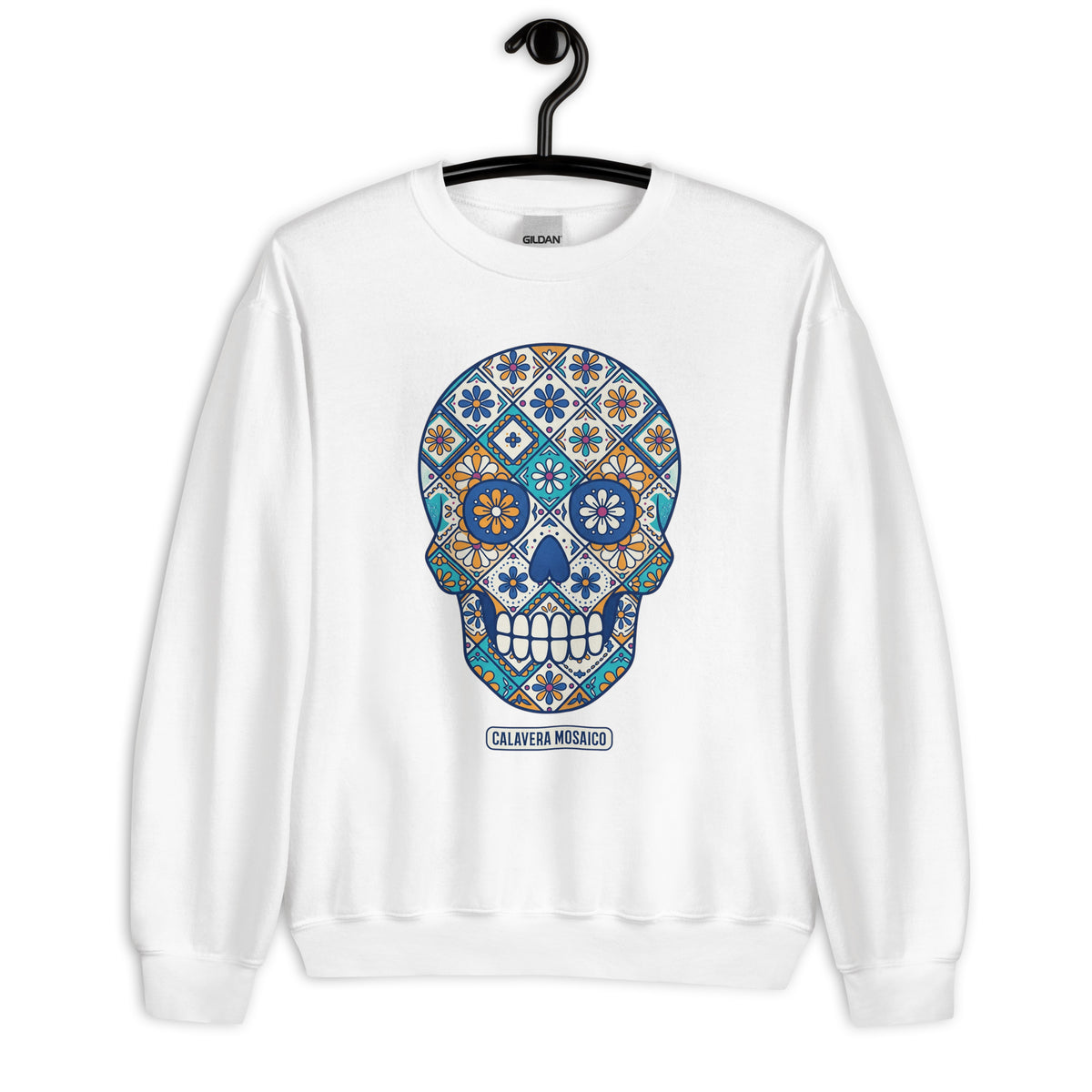Colorful Mexican Sugar Skull Crewneck Sweatshirt Casual Wear Shop the Colorful Mexican Sugar Skull Crewneck Sweatshirt Casual Wear, featuring vibrant Día de los Muertos-inspired style for everyday comfort. Add vibrant personality to your wardrobe with Colorful Mexican Sugar Skull Crewneck Sweatshirt Casual Wear, made for standout everyday style. Buy Colorful Mexican Sugar Skull Crewneck Sweatshirt Casual Wear with bold, festive artwork—an easy statement piece for casual outfits.