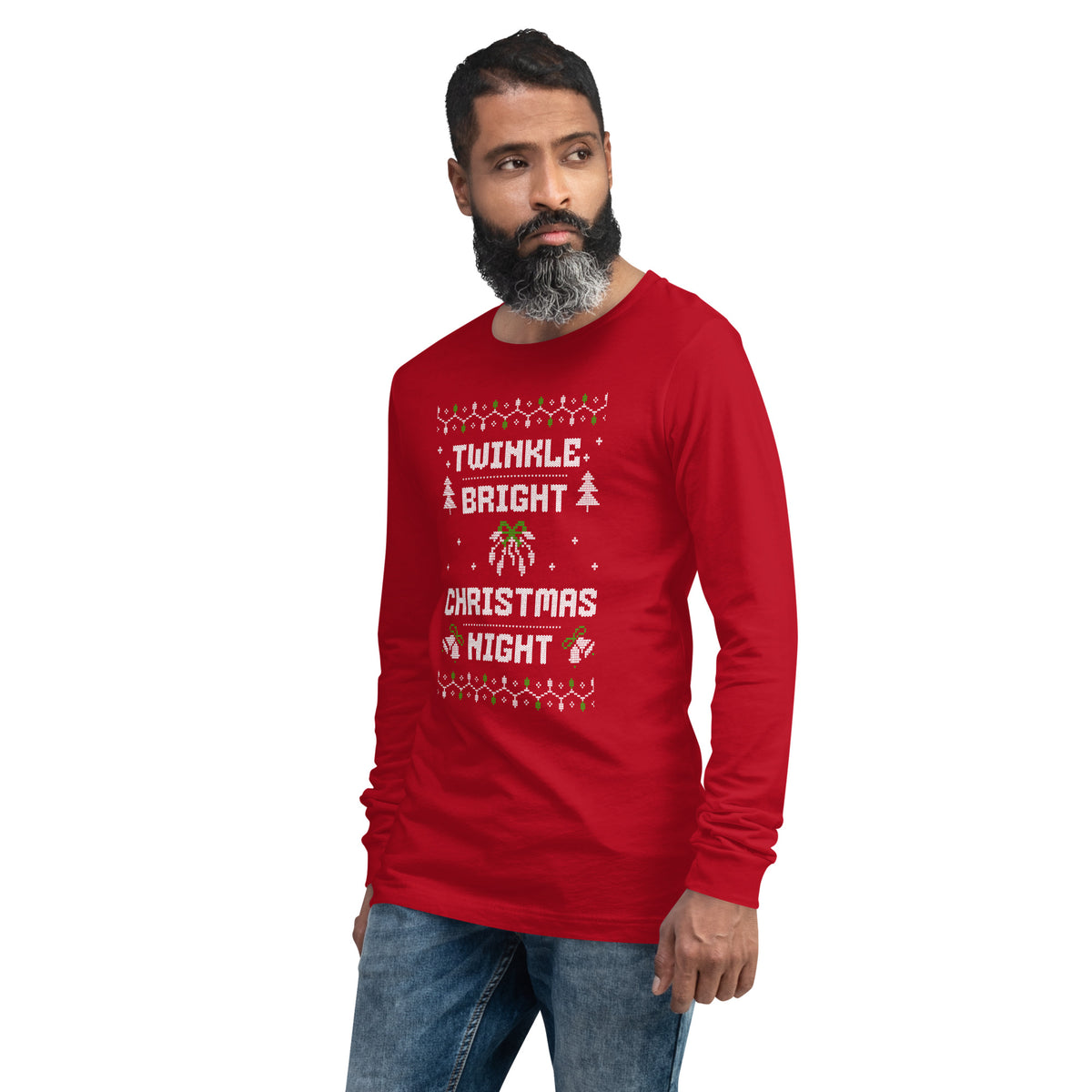 Twinkle Bright Christmas Night Long Sleeve Tee for Festive Wear Shop Twinkle Bright Christmas Night Long Sleeve Tee Festive Wear for a fun, comfortable holiday look made for parties, photos, and cozy nights. Celebrate the season in the Twinkle Bright Christmas Night Long Sleeve Tee Festive Wear, a cozy, cheerful choice for holiday gatherings. Add sparkle to seasonal style with Twinkle Bright Christmas Night Long Sleeve Tee Festive Wear—perfect for festive events and gifting.