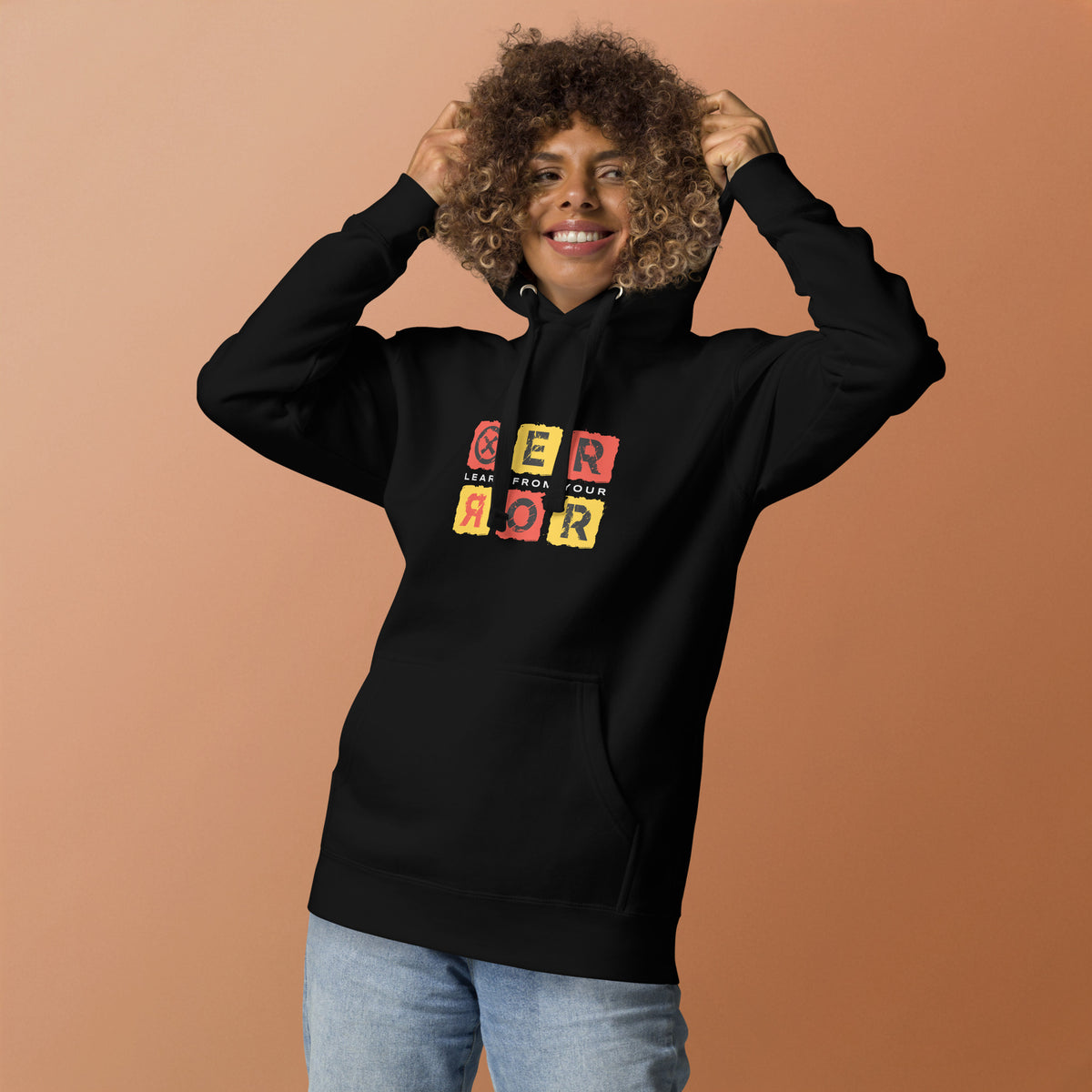 Make a statement in the Bold Grunge Lettering Learn From Your Error Hoodie Casual Wear—an ultra-comfy graphic layer with rebellious everyday style. Buy the Bold Grunge Lettering Learn From Your Error Hoodie for a gritty graphic look, soft warmth, and a motivational message. Shop the Bold Grunge Lettering Learn From Your Error Hoodie, featuring an edgy statement design, cozy comfort, and standout streetwear style.