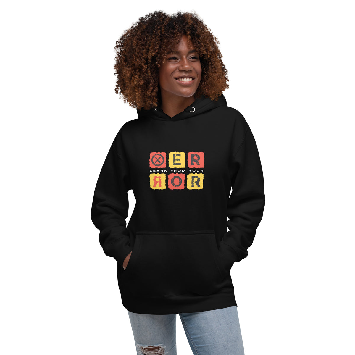 Make a statement in the Bold Grunge Lettering Learn From Your Error Hoodie Casual Wear—an ultra-comfy graphic layer with rebellious everyday style. Buy the Bold Grunge Lettering Learn From Your Error Hoodie for a gritty graphic look, soft warmth, and a motivational message. Shop the Bold Grunge Lettering Learn From Your Error Hoodie, featuring an edgy statement design, cozy comfort, and standout streetwear style.