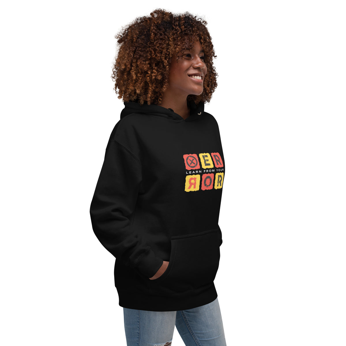 Make a statement in the Bold Grunge Lettering Learn From Your Error Hoodie Casual Wear—an ultra-comfy graphic layer with rebellious everyday style. Buy the Bold Grunge Lettering Learn From Your Error Hoodie for a gritty graphic look, soft warmth, and a motivational message. Shop the Bold Grunge Lettering Learn From Your Error Hoodie, featuring an edgy statement design, cozy comfort, and standout streetwear style.