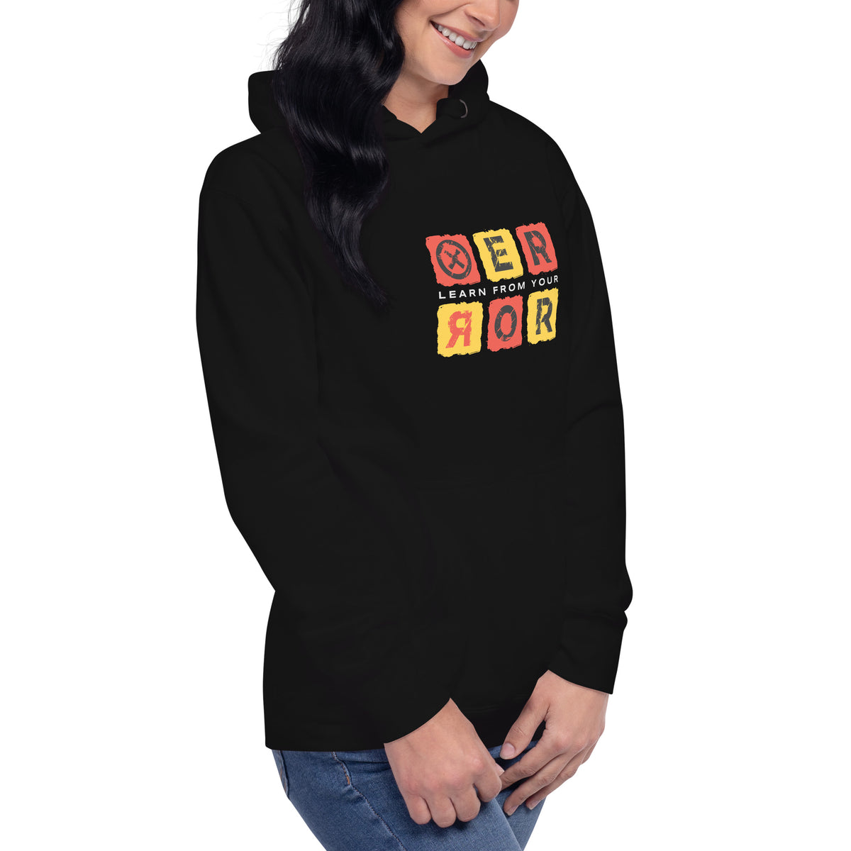 Make a statement in the Bold Grunge Lettering Learn From Your Error Hoodie Casual Wear—an ultra-comfy graphic layer with rebellious everyday style. Buy the Bold Grunge Lettering Learn From Your Error Hoodie for a gritty graphic look, soft warmth, and a motivational message. Shop the Bold Grunge Lettering Learn From Your Error Hoodie, featuring an edgy statement design, cozy comfort, and standout streetwear style.