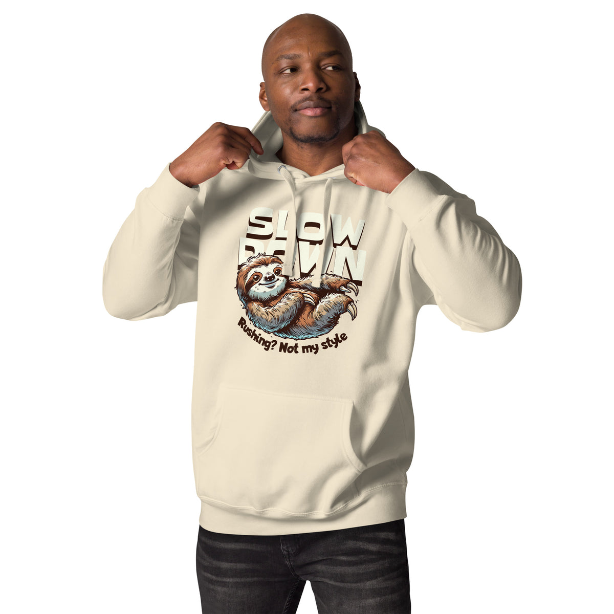 Shop Unique Funny Slow Down Sloth Hoodie for Casual Wear—a cozy, humorous layer designed for relaxed weekends, errands, and everyday comfort. Embrace laid-back style with a Funny Slow Down Sloth Hoodie for Casual Wear, featuring a playful design and cozy comfort for everyday outings. Add humor to your wardrobe with a Funny Slow Down Sloth Hoodie for Casual Wear, perfect for lounging, casual plans, and gifting sloth fans.