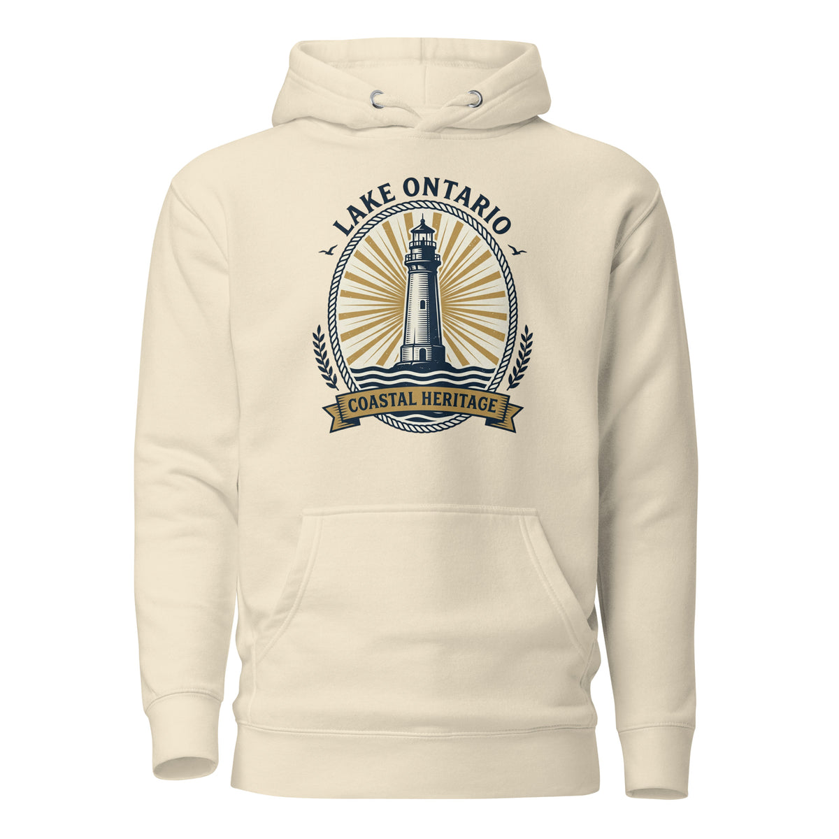Lake Ontario Coastal Heritage Lighthouse Hoodie Casual Wear Shop the Lake Ontario Coastal Heritage Lighthouse Hoodie for comfortable everyday warmth and a timeless design inspired by Great Lakes history. Celebrate shoreline history with the Lake Ontario Coastal Heritage Lighthouse Hoodie, a cozy layer for maritime enthusiasts and coastal explorers. Buy Lake Ontario Coastal Heritage Lighthouse Hoodie, blending soft comfort with a classic tribute to Ontario's iconic waterfront.