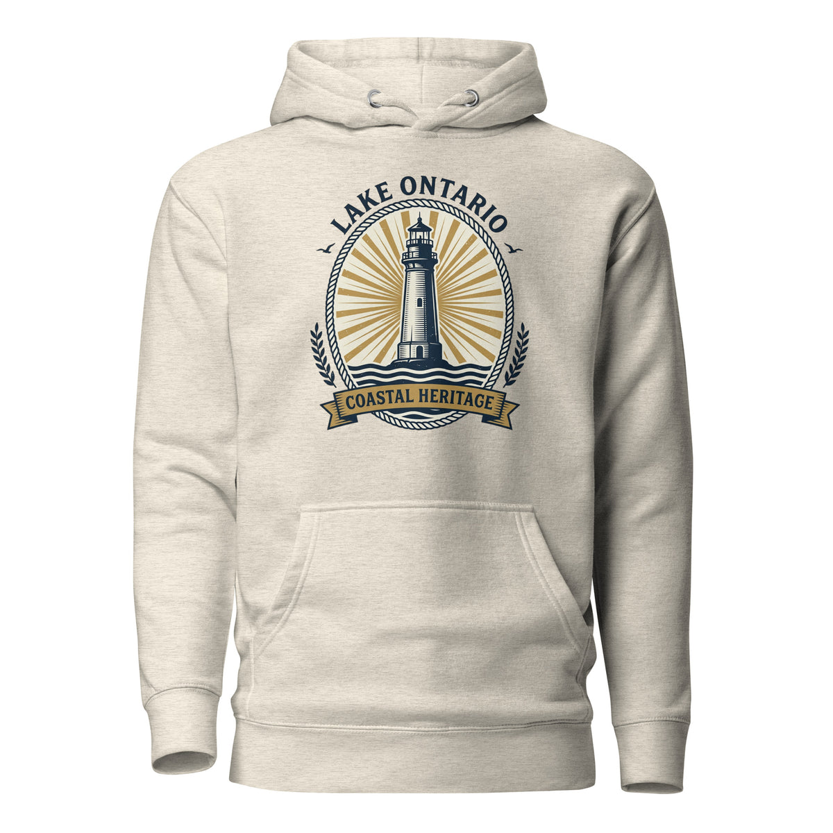 Lake Ontario Coastal Heritage Lighthouse Hoodie Casual Wear Shop the Lake Ontario Coastal Heritage Lighthouse Hoodie for comfortable everyday warmth and a timeless design inspired by Great Lakes history. Celebrate shoreline history with the Lake Ontario Coastal Heritage Lighthouse Hoodie, a cozy layer for maritime enthusiasts and coastal explorers. Buy Lake Ontario Coastal Heritage Lighthouse Hoodie, blending soft comfort with a classic tribute to Ontario's iconic waterfront.