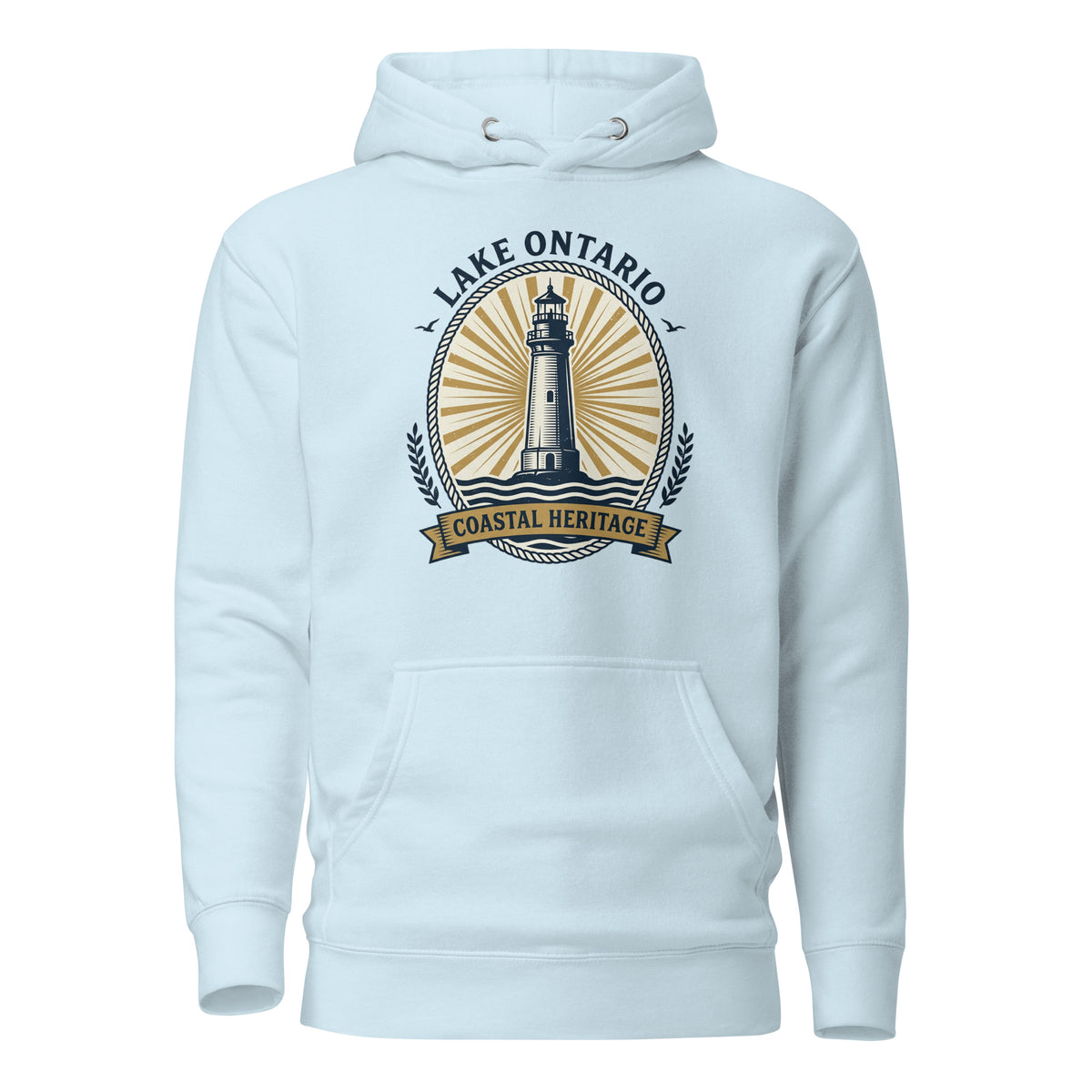 Lake Ontario Coastal Heritage Lighthouse Hoodie Casual Wear Shop the Lake Ontario Coastal Heritage Lighthouse Hoodie for comfortable everyday warmth and a timeless design inspired by Great Lakes history. Celebrate shoreline history with the Lake Ontario Coastal Heritage Lighthouse Hoodie, a cozy layer for maritime enthusiasts and coastal explorers. Buy Lake Ontario Coastal Heritage Lighthouse Hoodie, blending soft comfort with a classic tribute to Ontario's iconic waterfront.