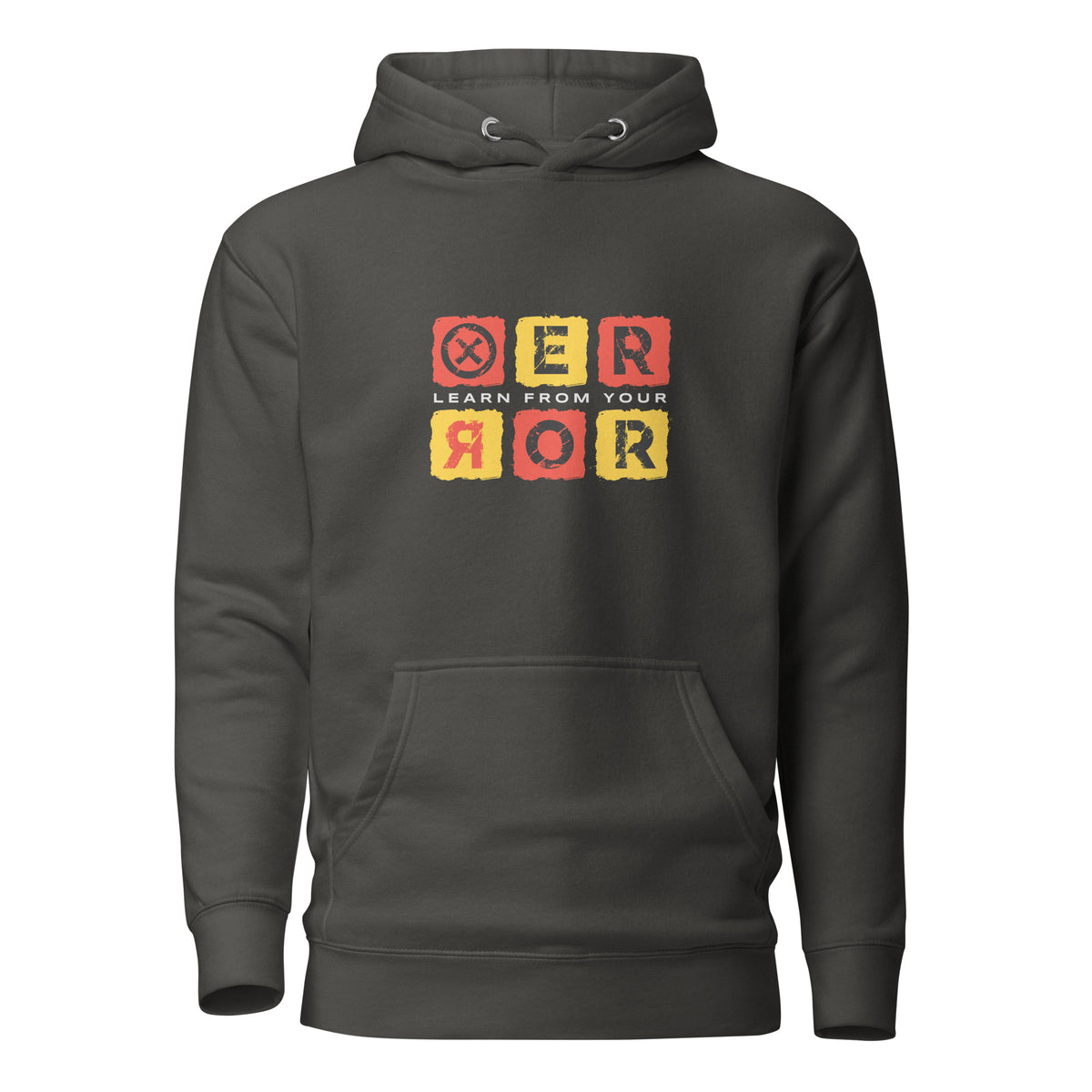 Make a statement in the Bold Grunge Lettering Learn From Your Error Hoodie Casual Wear—an ultra-comfy graphic layer with rebellious everyday style. Buy the Bold Grunge Lettering Learn From Your Error Hoodie for a gritty graphic look, soft warmth, and a motivational message. Shop the Bold Grunge Lettering Learn From Your Error Hoodie, featuring an edgy statement design, cozy comfort, and standout streetwear style.