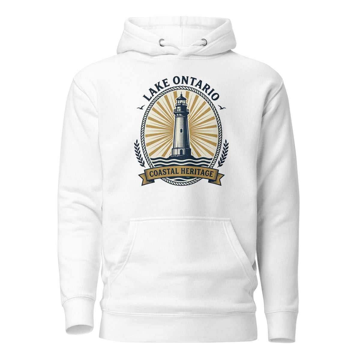 Lake Ontario Coastal Heritage Lighthouse Hoodie Casual Wear Shop the Lake Ontario Coastal Heritage Lighthouse Hoodie for comfortable everyday warmth and a timeless design inspired by Great Lakes history. Celebrate shoreline history with the Lake Ontario Coastal Heritage Lighthouse Hoodie, a cozy layer for maritime enthusiasts and coastal explorers. Buy Lake Ontario Coastal Heritage Lighthouse Hoodie, blending soft comfort with a classic tribute to Ontario's iconic waterfront.