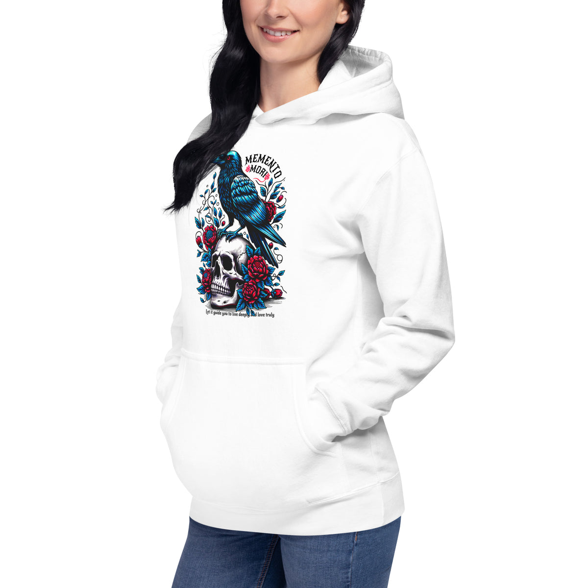 Gothic Raven Skull Unisex Premium Pullover Hoodie Casual Wear Make your wardrobe darker with the Gothic Raven Skull Unisex Premium Pullover Hoodie, designed for fans of raven and skull art. Express your gothic edge in the Gothic Raven Skull Unisex Premium Pullover Hoodie—a bold unisex layer for cool days and casual outfits. Shop the Gothic Raven Skull Unisex Premium Pullover Hoodie, blending dark alternative style with cozy comfort for everyday statement looks.