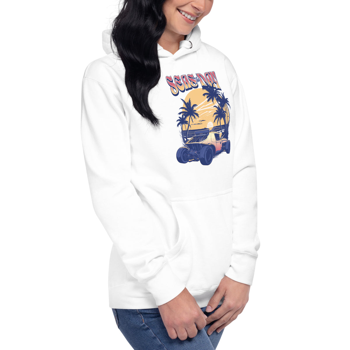 Shop unique Coastal Seas The Day Motto Hoodie for Casual Wear, featuring soft comfort, an easygoing fit, and laid-back style for every day. Refresh your wardrobe with the Coastal Seas The Day Motto Hoodie for Casual Wear, designed for effortless everyday layering and casual style. Buy the Coastal Seas The Day Motto Hoodie for Casual Wear—a cozy, versatile layer with relaxed style for beach days, errands, and more.