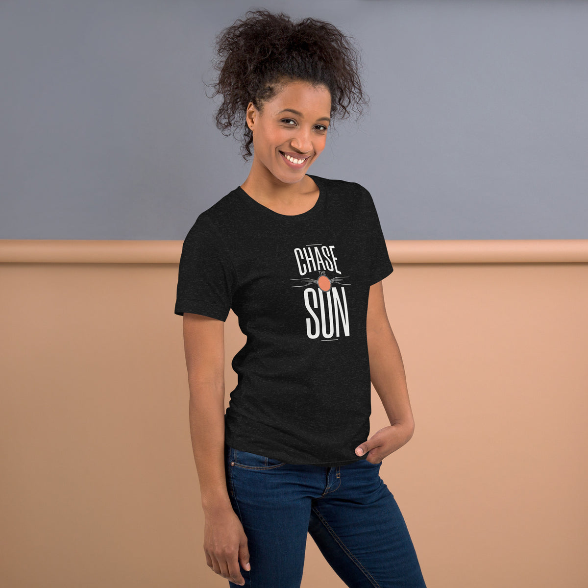 Chase the Sun Minimalist Lettering Graphic T-Shirt Casual Wear Make every day feel brighter in the Chase the Sun Minimalist Lettering Graphic T-Shirt, a simple statement tee with relaxed style. Refresh your casual wardrobe with the Chase the Sun Minimalist Lettering Graphic T-Shirt, featuring a clean design and laid-back appeal. Buy Chase the Sun Minimalist Lettering Graphic T-Shirt delivers clean, sun-soaked style for everyday wear. Shop this effortless graphic tee today.