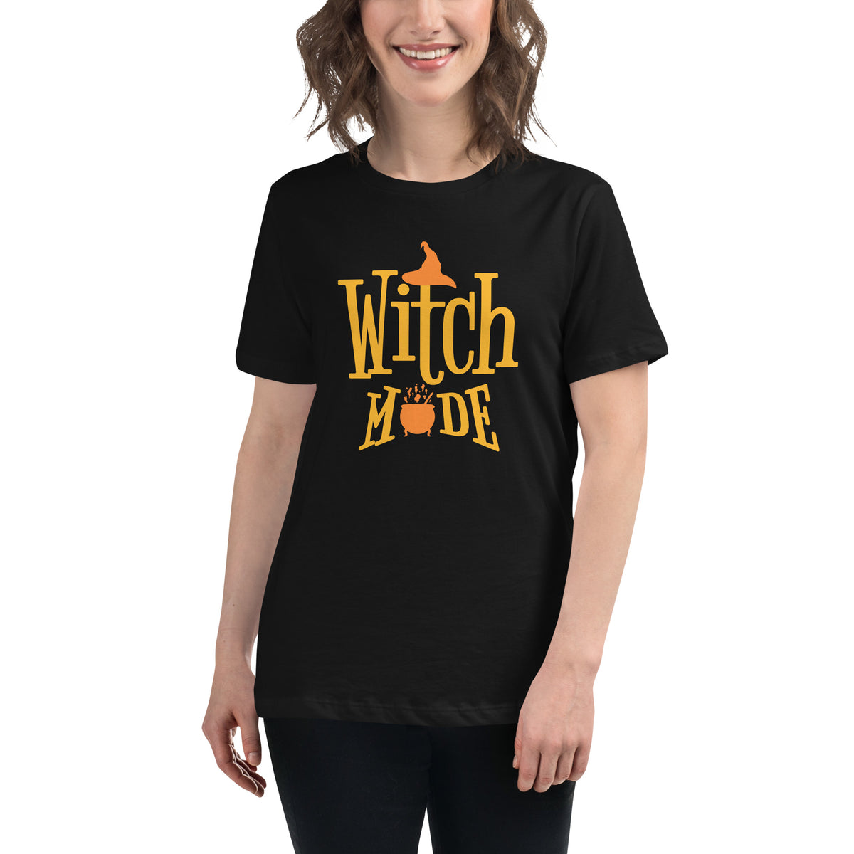 Witch Mode Women's Relaxed Fit Graphic T-Shirt Casual Wear Embrace your mystical side with the Witch Mode Women's Relaxed Fit Graphic T-Shirt, designed for everyday comfort and spellbinding style. Shop the Witch Mode Women's Relaxed Fit Graphic T-Shirt for a soft, easygoing look that brings bold witchy vibes to any outfit. Buy the Witch Mode Women's Relaxed Fit Graphic T-Shirt—a comfy, statement-making tee for casual days, coven nights, and more.