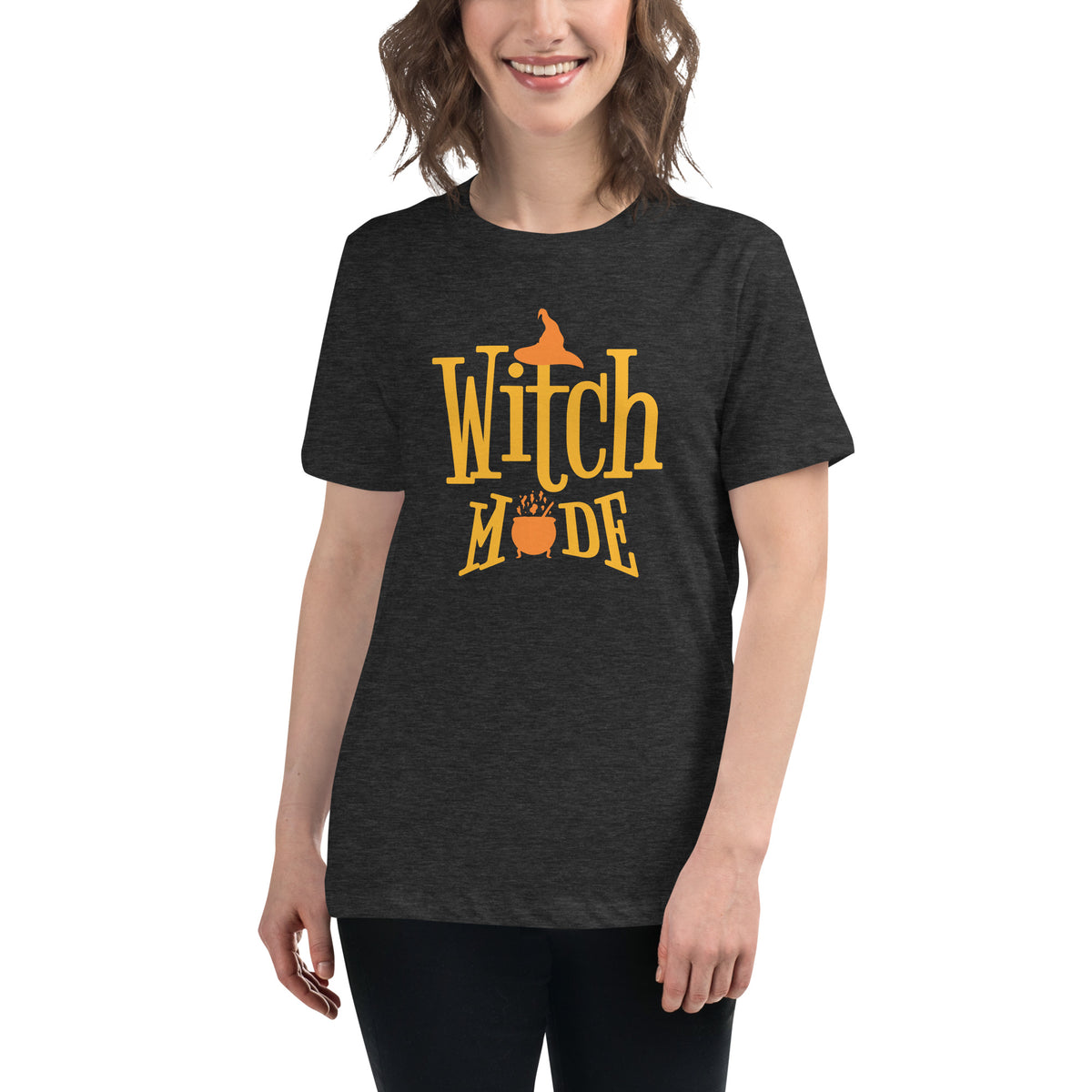 Witch Mode Women's Relaxed Fit Graphic T-Shirt Casual Wear Embrace your mystical side with the Witch Mode Women's Relaxed Fit Graphic T-Shirt, designed for everyday comfort and spellbinding style. Shop the Witch Mode Women's Relaxed Fit Graphic T-Shirt for a soft, easygoing look that brings bold witchy vibes to any outfit. Buy the Witch Mode Women's Relaxed Fit Graphic T-Shirt—a comfy, statement-making tee for casual days, coven nights, and more.