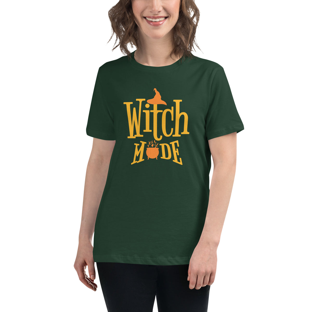 Witch Mode Women's Relaxed Fit Graphic T-Shirt Casual Wear Embrace your mystical side with the Witch Mode Women's Relaxed Fit Graphic T-Shirt, designed for everyday comfort and spellbinding style. Shop the Witch Mode Women's Relaxed Fit Graphic T-Shirt for a soft, easygoing look that brings bold witchy vibes to any outfit. Buy the Witch Mode Women's Relaxed Fit Graphic T-Shirt—a comfy, statement-making tee for casual days, coven nights, and more.