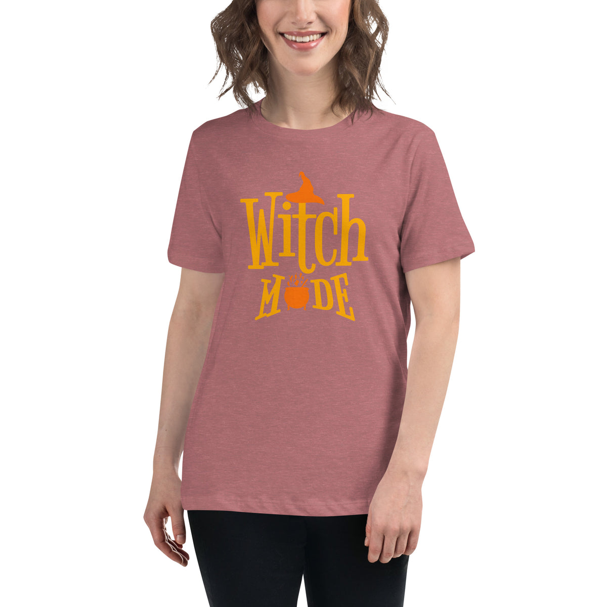 Witch Mode Women's Relaxed Fit Graphic T-Shirt Casual Wear Embrace your mystical side with the Witch Mode Women's Relaxed Fit Graphic T-Shirt, designed for everyday comfort and spellbinding style. Shop the Witch Mode Women's Relaxed Fit Graphic T-Shirt for a soft, easygoing look that brings bold witchy vibes to any outfit. Buy the Witch Mode Women's Relaxed Fit Graphic T-Shirt—a comfy, statement-making tee for casual days, coven nights, and more.