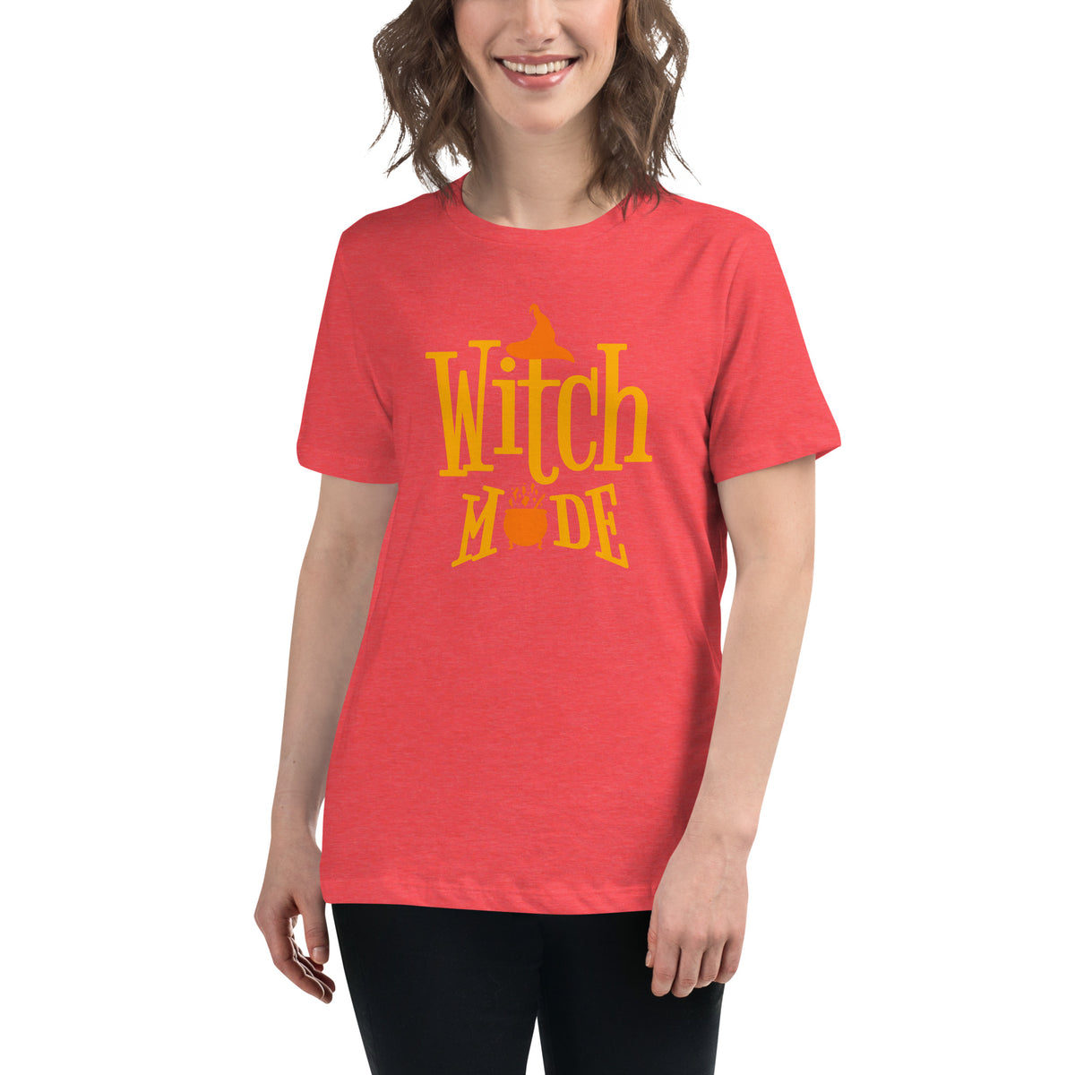 Witch Mode Women's Relaxed Fit Graphic T-Shirt Casual Wear Embrace your mystical side with the Witch Mode Women's Relaxed Fit Graphic T-Shirt, designed for everyday comfort and spellbinding style. Shop the Witch Mode Women's Relaxed Fit Graphic T-Shirt for a soft, easygoing look that brings bold witchy vibes to any outfit. Buy the Witch Mode Women's Relaxed Fit Graphic T-Shirt—a comfy, statement-making tee for casual days, coven nights, and more.