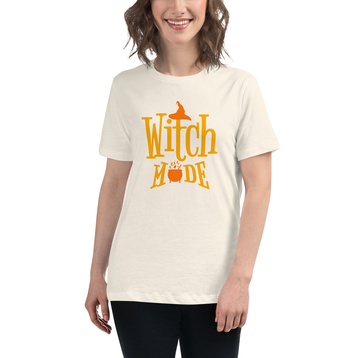 Witch Mode Women's Relaxed Fit Graphic T-Shirt Casual Wear Embrace your mystical side with the Witch Mode Women's Relaxed Fit Graphic T-Shirt, designed for everyday comfort and spellbinding style. Shop the Witch Mode Women's Relaxed Fit Graphic T-Shirt for a soft, easygoing look that brings bold witchy vibes to any outfit. Buy the Witch Mode Women's Relaxed Fit Graphic T-Shirt—a comfy, statement-making tee for casual days, coven nights, and more.