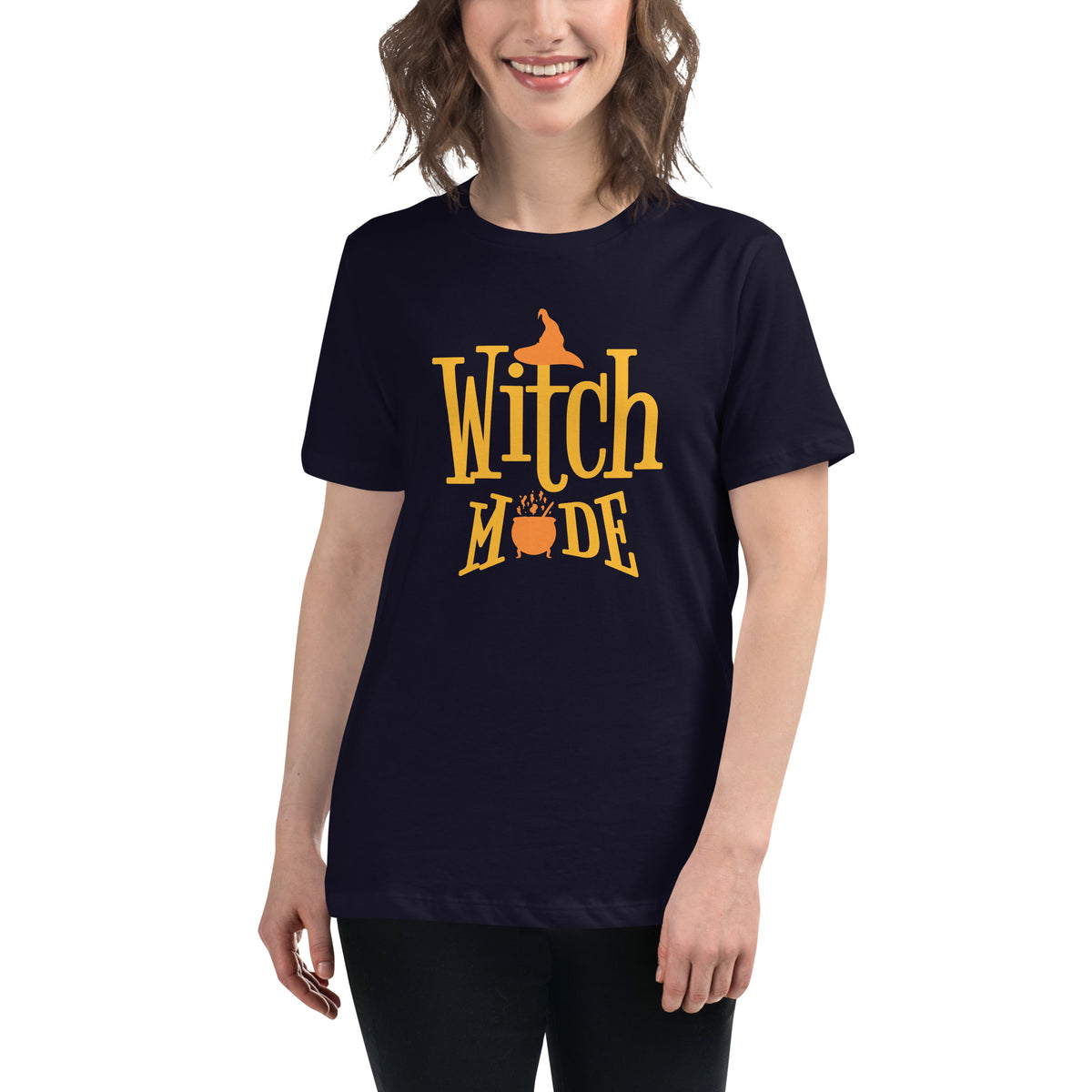 Witch Mode Women's Relaxed Fit Graphic T-Shirt Casual Wear Embrace your mystical side with the Witch Mode Women's Relaxed Fit Graphic T-Shirt, designed for everyday comfort and spellbinding style. Shop the Witch Mode Women's Relaxed Fit Graphic T-Shirt for a soft, easygoing look that brings bold witchy vibes to any outfit. Buy the Witch Mode Women's Relaxed Fit Graphic T-Shirt—a comfy, statement-making tee for casual days, coven nights, and more.