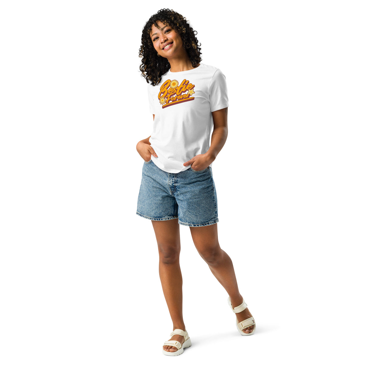 Shop Bestie Forever Friendship Women's Relaxed T-Shirt Casual Wear for a soft, casual look that makes a thoughtful gift for your favorite friend. Show your friendship pride in the Bestie Forever Friendship Women's Relaxed T-Shirt—an everyday essential for matching bestie moments. Celebrate your closest bond with the Bestie Forever Friendship Women's Relaxed T-Shirt, designed for easy comfort and heartfelt style.