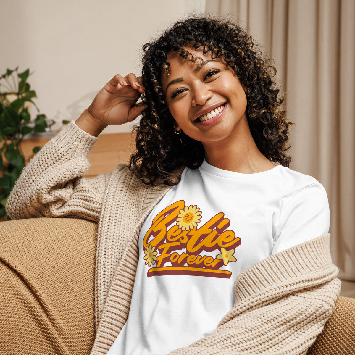 Shop Bestie Forever Friendship Women's Relaxed T-Shirt Casual Wear for a soft, casual look that makes a thoughtful gift for your favorite friend. Show your friendship pride in the Bestie Forever Friendship Women's Relaxed T-Shirt—an everyday essential for matching bestie moments. Celebrate your closest bond with the Bestie Forever Friendship Women's Relaxed T-Shirt, designed for easy comfort and heartfelt style.