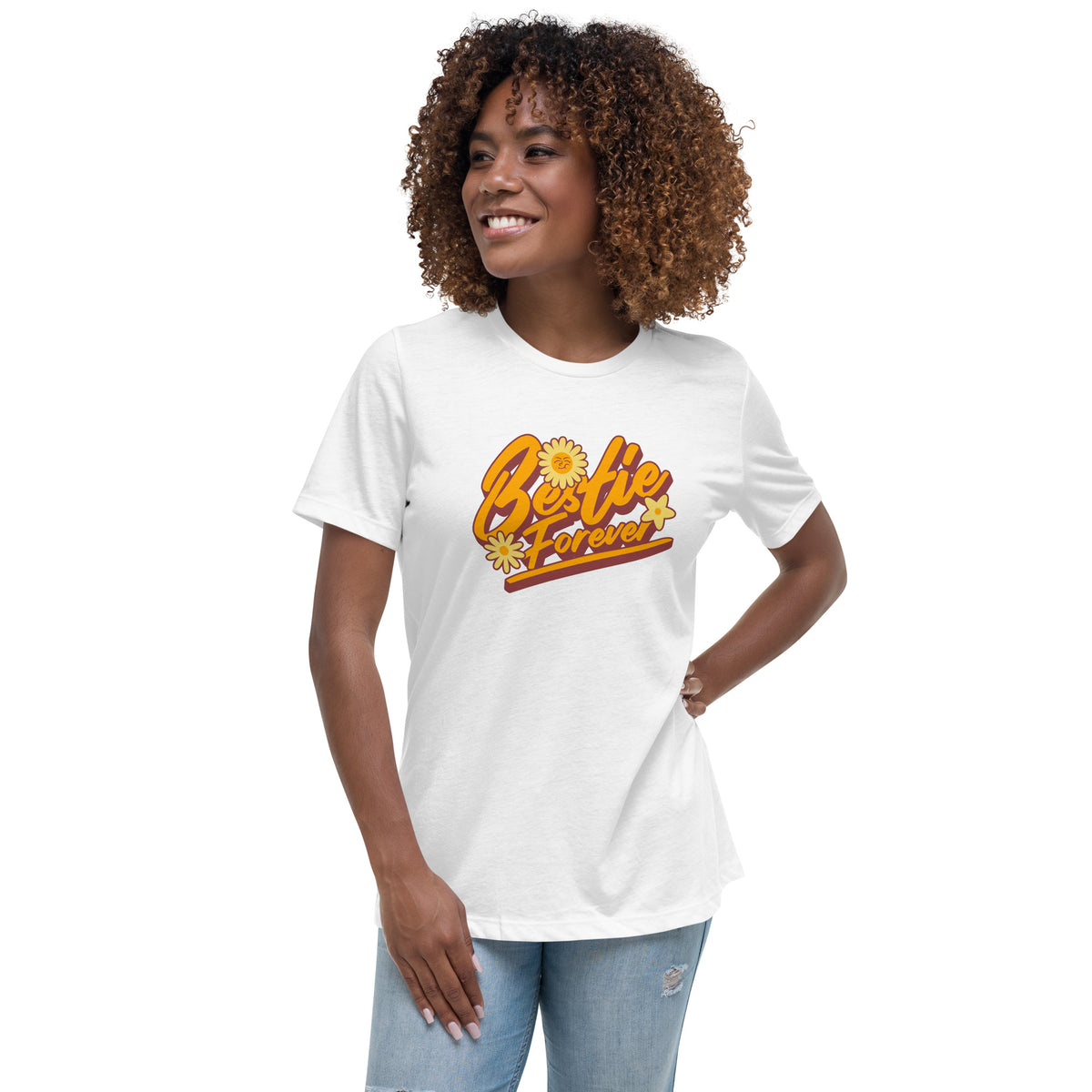 Shop Bestie Forever Friendship Women's Relaxed T-Shirt Casual Wear for a soft, casual look that makes a thoughtful gift for your favorite friend. Show your friendship pride in the Bestie Forever Friendship Women's Relaxed T-Shirt—an everyday essential for matching bestie moments. Celebrate your closest bond with the Bestie Forever Friendship Women's Relaxed T-Shirt, designed for easy comfort and heartfelt style.