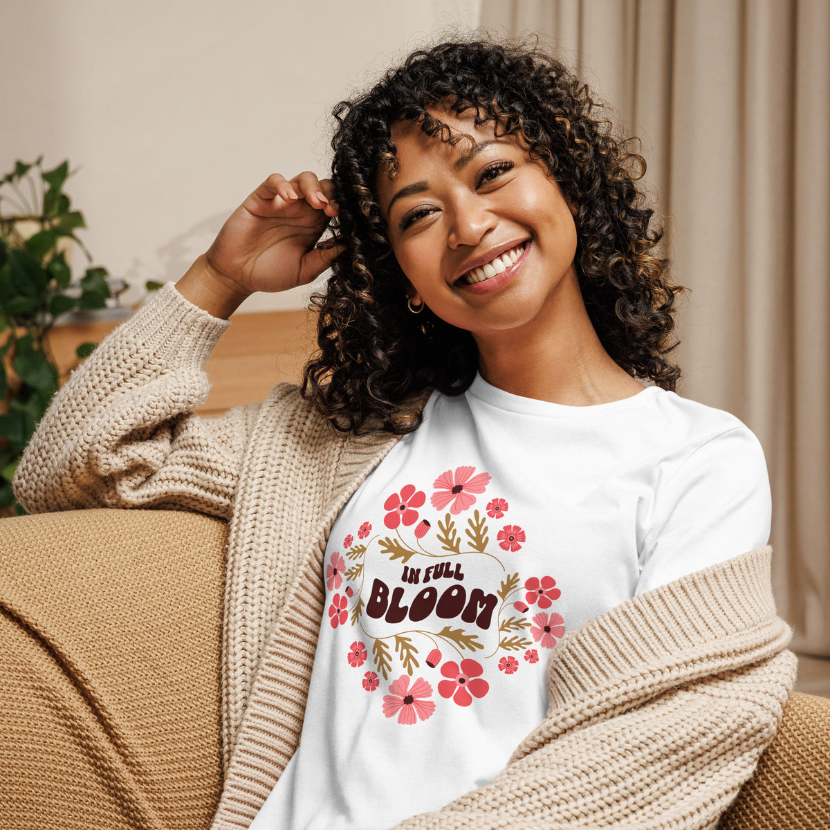 In Full Bloom Floral Women's Relaxed T-Shirt Casual Wear Refresh your everyday wardrobe with the In Full Bloom Floral Women's Relaxed T-Shirt Casual Wear—soft, stylish comfort for any day. Shop the In Full Bloom Floral Women's Relaxed T-Shirt Casual Wear for breathable comfort, a flattering relaxed fit, and effortless style. Buy the In Full Bloom Floral Women's Relaxed T-Shirt Casual Wear, featuring an easy fit and floral charm for casual outfits.