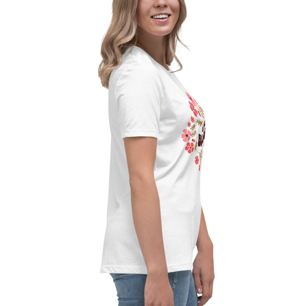 In Full Bloom Floral Women's Relaxed T-Shirt Casual Wear Refresh your everyday wardrobe with the In Full Bloom Floral Women's Relaxed T-Shirt Casual Wear—soft, stylish comfort for any day. Shop the In Full Bloom Floral Women's Relaxed T-Shirt Casual Wear for breathable comfort, a flattering relaxed fit, and effortless style. Buy the In Full Bloom Floral Women's Relaxed T-Shirt Casual Wear, featuring an easy fit and floral charm for casual outfits.