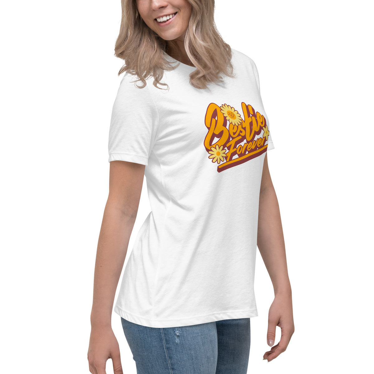 Shop Bestie Forever Friendship Women's Relaxed T-Shirt Casual Wear for a soft, casual look that makes a thoughtful gift for your favorite friend. Show your friendship pride in the Bestie Forever Friendship Women's Relaxed T-Shirt—an everyday essential for matching bestie moments. Celebrate your closest bond with the Bestie Forever Friendship Women's Relaxed T-Shirt, designed for easy comfort and heartfelt style.