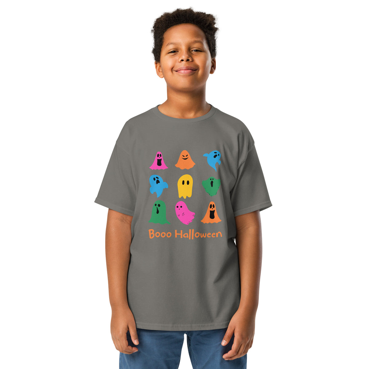 Ghost Halloween Colorful Youth Classic T-Shirt Casual Wear Shop the Ghost Halloween Colorful Youth Classic T-Shirt Casual Wear, a fun, comfy pick for kids' spooky season outfits and everyday style. Get the Ghost Halloween Colorful Youth Classic T-Shirt Casual Wear for a bright, comfortable addition to Halloween parties, school, and casual days. Buy the Ghost Halloween Colorful Youth Classic T-Shirt Casual Wear, featuring a vibrant spooky look made for playful fall adventures.