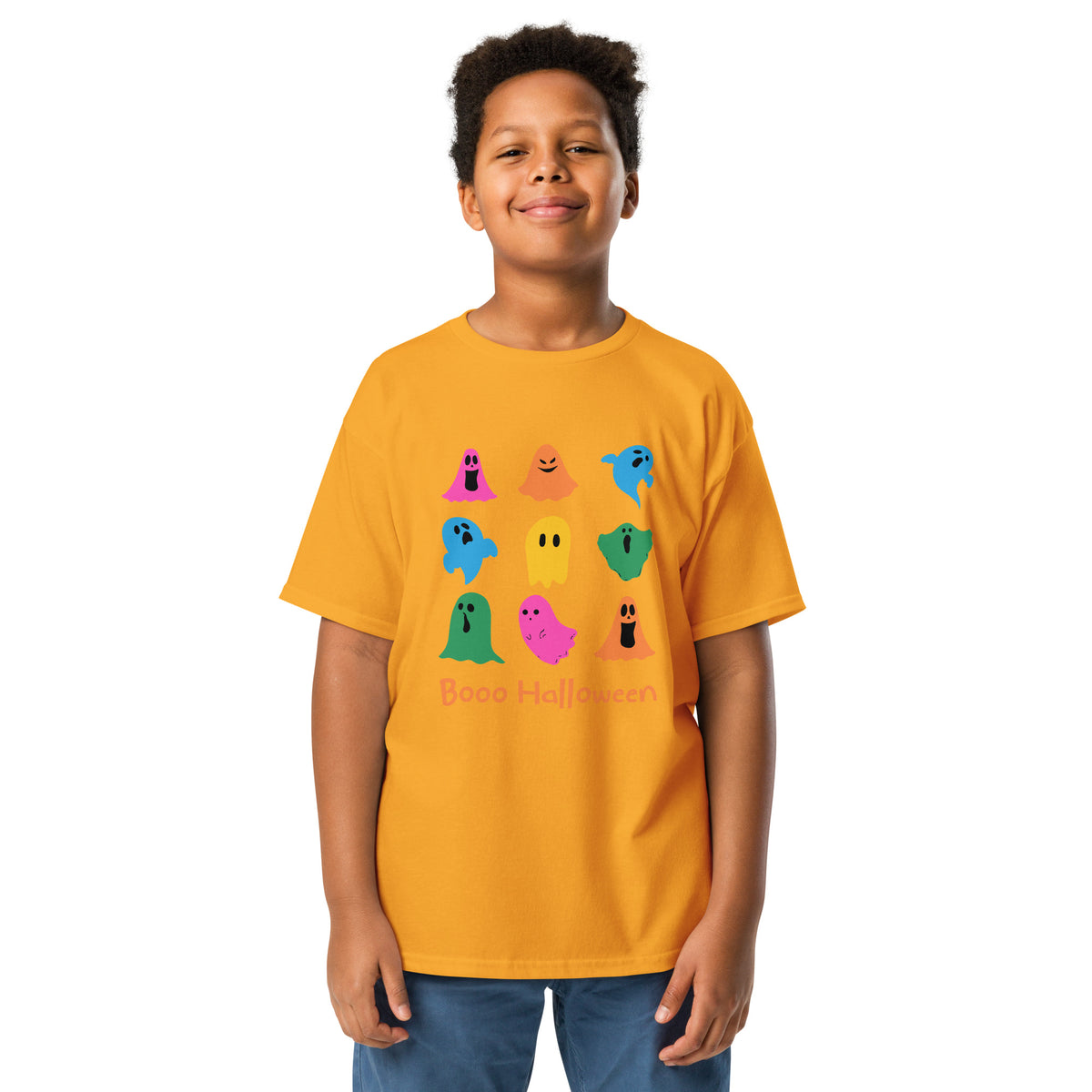 Ghost Halloween Colorful Youth Classic T-Shirt Casual Wear Shop the Ghost Halloween Colorful Youth Classic T-Shirt Casual Wear, a fun, comfy pick for kids' spooky season outfits and everyday style. Get the Ghost Halloween Colorful Youth Classic T-Shirt Casual Wear for a bright, comfortable addition to Halloween parties, school, and casual days. Buy the Ghost Halloween Colorful Youth Classic T-Shirt Casual Wear, featuring a vibrant spooky look made for playful fall adventures.