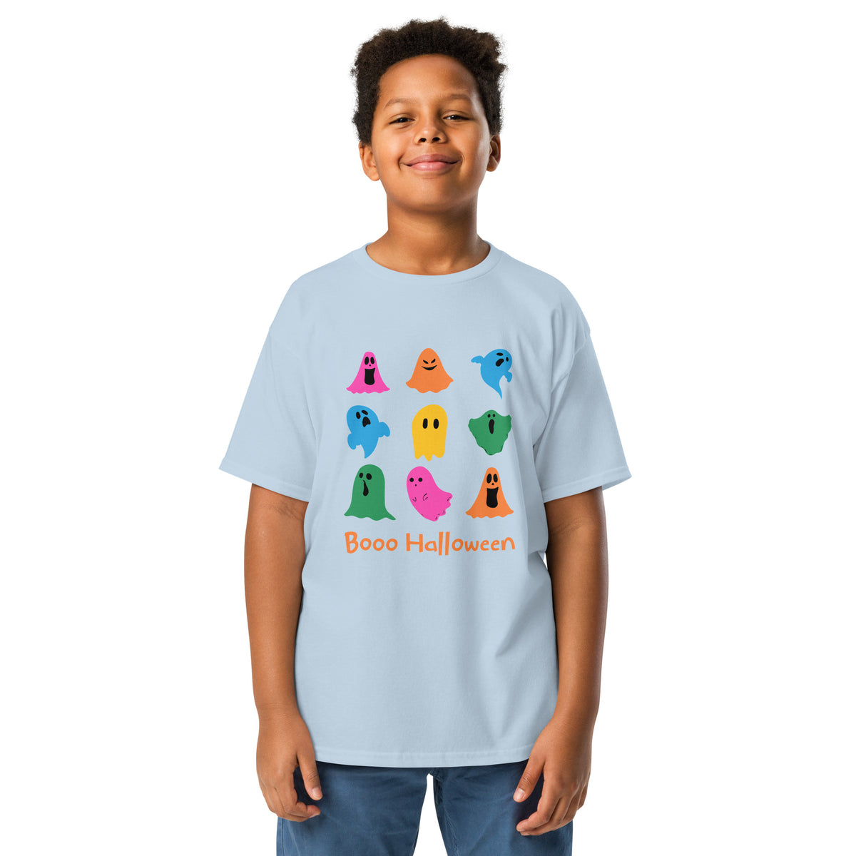 Ghost Halloween Colorful Youth Classic T-Shirt Casual Wear Shop the Ghost Halloween Colorful Youth Classic T-Shirt Casual Wear, a fun, comfy pick for kids' spooky season outfits and everyday style. Get the Ghost Halloween Colorful Youth Classic T-Shirt Casual Wear for a bright, comfortable addition to Halloween parties, school, and casual days. Buy the Ghost Halloween Colorful Youth Classic T-Shirt Casual Wear, featuring a vibrant spooky look made for playful fall adventures.