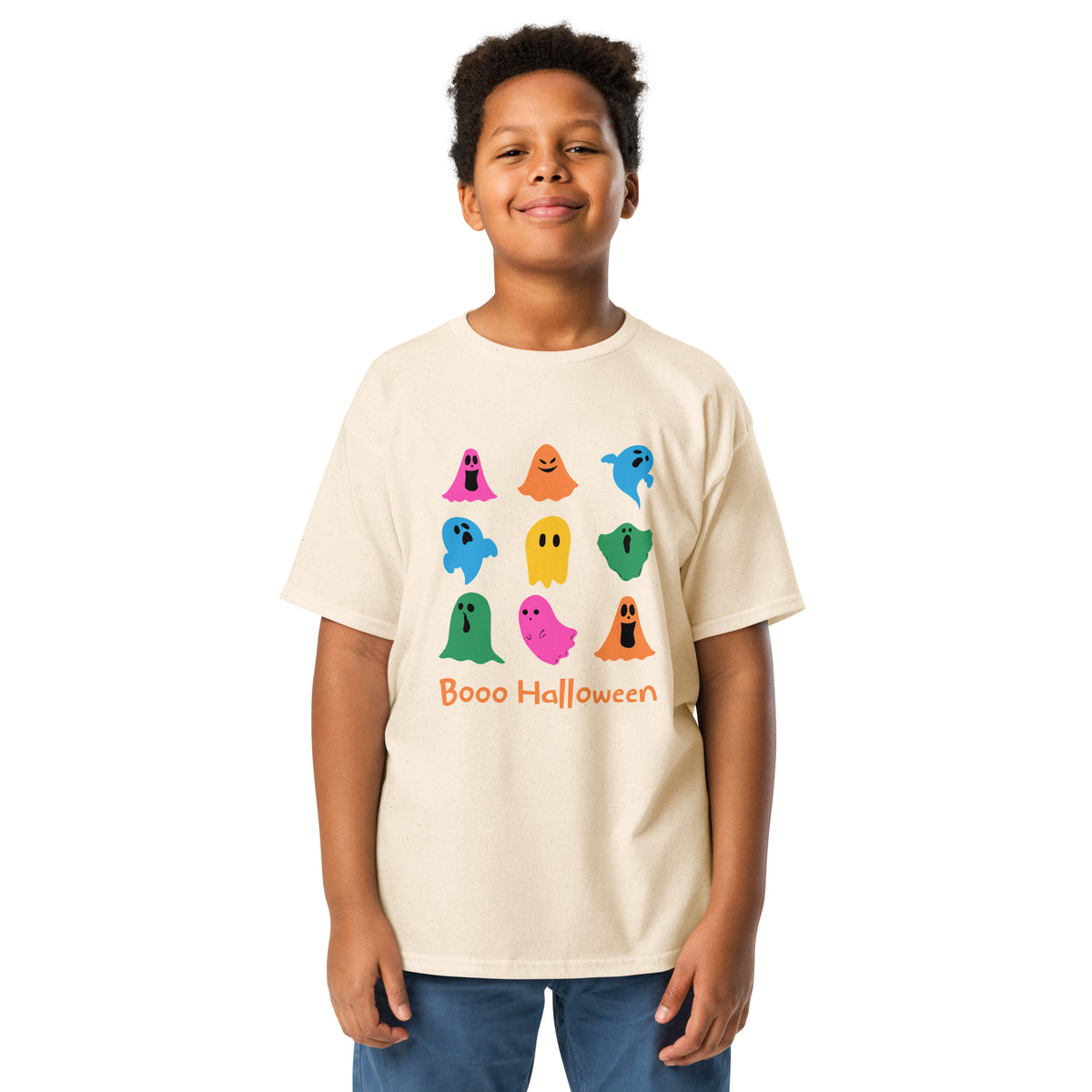 Ghost Halloween Colorful Youth Classic T-Shirt Casual Wear Shop the Ghost Halloween Colorful Youth Classic T-Shirt Casual Wear, a fun, comfy pick for kids' spooky season outfits and everyday style. Get the Ghost Halloween Colorful Youth Classic T-Shirt Casual Wear for a bright, comfortable addition to Halloween parties, school, and casual days. Buy the Ghost Halloween Colorful Youth Classic T-Shirt Casual Wear, featuring a vibrant spooky look made for playful fall adventures.