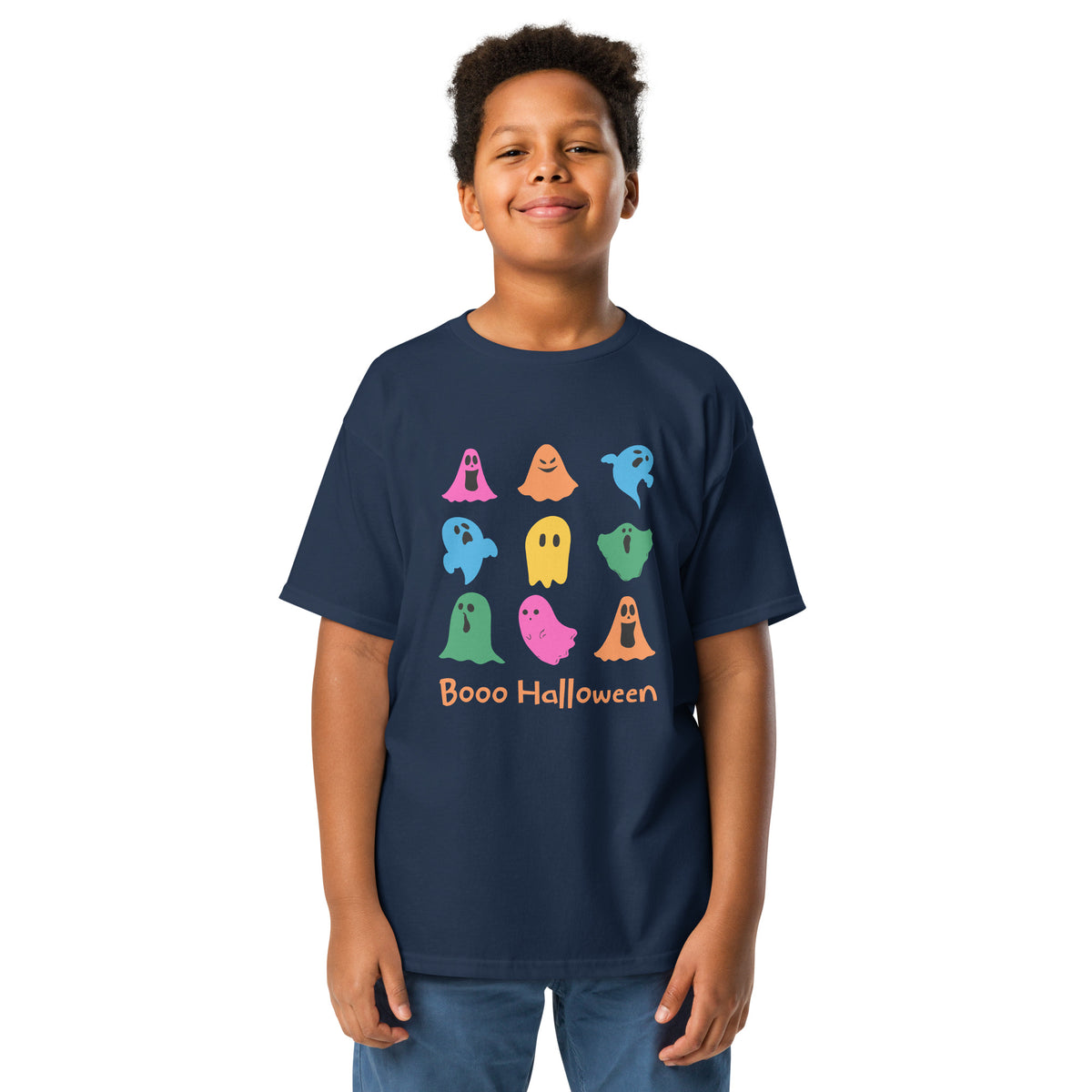 Ghost Halloween Colorful Youth Classic T-Shirt Casual Wear Shop the Ghost Halloween Colorful Youth Classic T-Shirt Casual Wear, a fun, comfy pick for kids' spooky season outfits and everyday style. Get the Ghost Halloween Colorful Youth Classic T-Shirt Casual Wear for a bright, comfortable addition to Halloween parties, school, and casual days. Buy the Ghost Halloween Colorful Youth Classic T-Shirt Casual Wear, featuring a vibrant spooky look made for playful fall adventures.