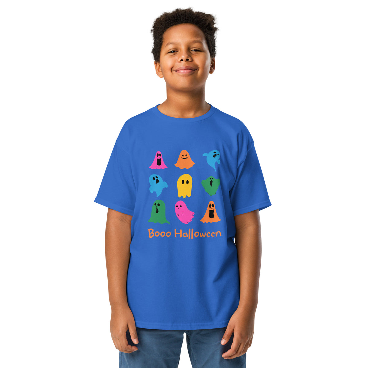 Ghost Halloween Colorful Youth Classic T-Shirt Casual Wear Shop the Ghost Halloween Colorful Youth Classic T-Shirt Casual Wear, a fun, comfy pick for kids' spooky season outfits and everyday style. Get the Ghost Halloween Colorful Youth Classic T-Shirt Casual Wear for a bright, comfortable addition to Halloween parties, school, and casual days. Buy the Ghost Halloween Colorful Youth Classic T-Shirt Casual Wear, featuring a vibrant spooky look made for playful fall adventures.