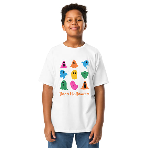 Ghost Halloween Colorful Youth Classic T-Shirt Casual Wear Shop the Ghost Halloween Colorful Youth Classic T-Shirt Casual Wear, a fun, comfy pick for kids' spooky season outfits and everyday style. Get the Ghost Halloween Colorful Youth Classic T-Shirt Casual Wear for a bright, comfortable addition to Halloween parties, school, and casual days. Buy the Ghost Halloween Colorful Youth Classic T-Shirt Casual Wear, featuring a vibrant spooky look made for playful fall adventures.